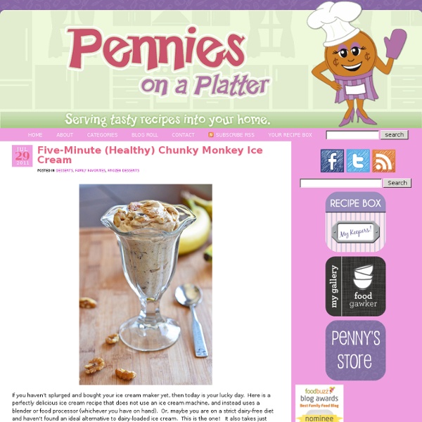 Five-Minute (Healthy) Chunky Monkey Ice Cream