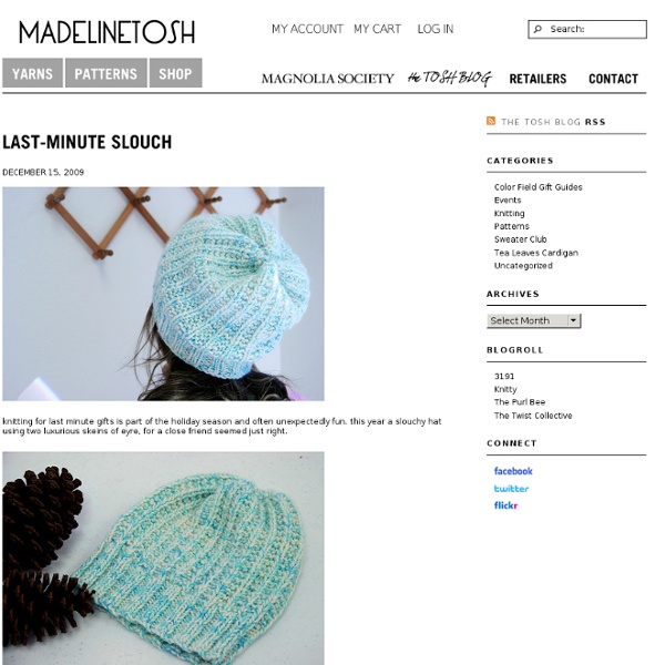 Bonnet facile