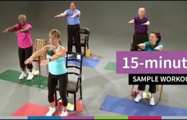 Try this workout! 15-minute Sample Workout for Older Adults (Go4Life)