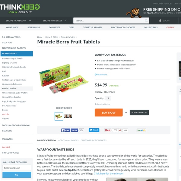 Miracle Berry Fruit Tablets