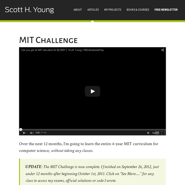 MIT Challenge