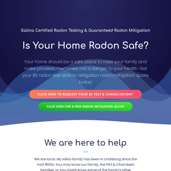 Salina Radon Mitigation & Radon Testing