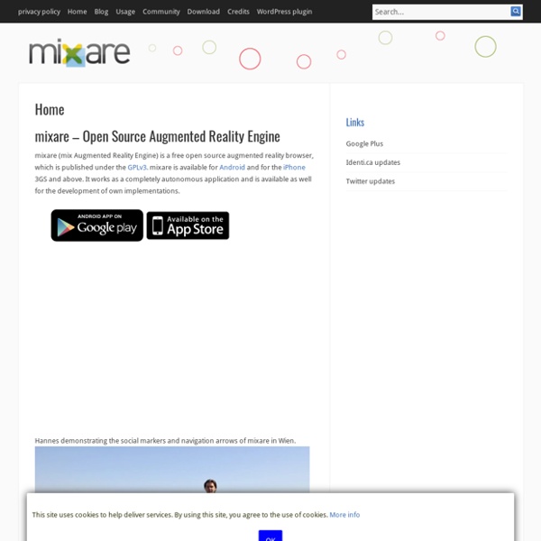 Mixare Free Open Source Augmented Reality Engine