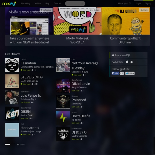 Mixify - Live streaming for DJs