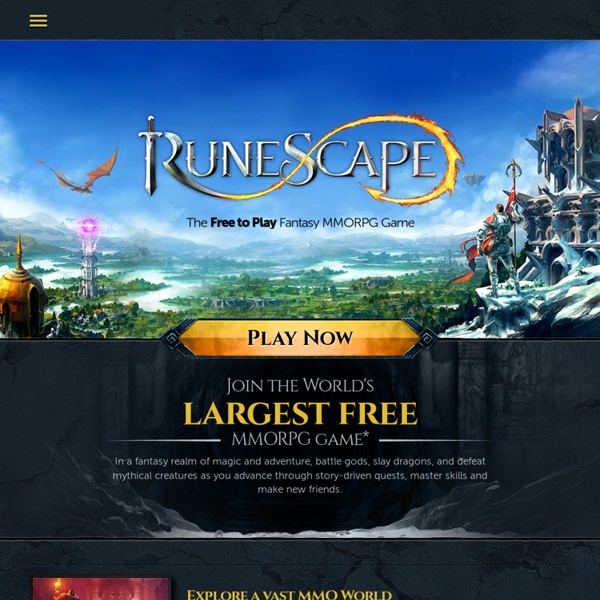 RuneScape - MMORPG - Play The No.1 Free Online Multiplayer Game