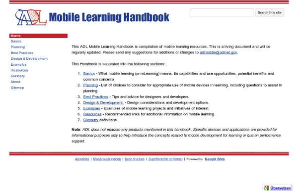 Mobile Learning Handbook