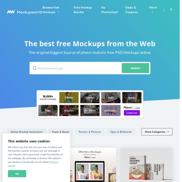 The best free Mockups from the Web