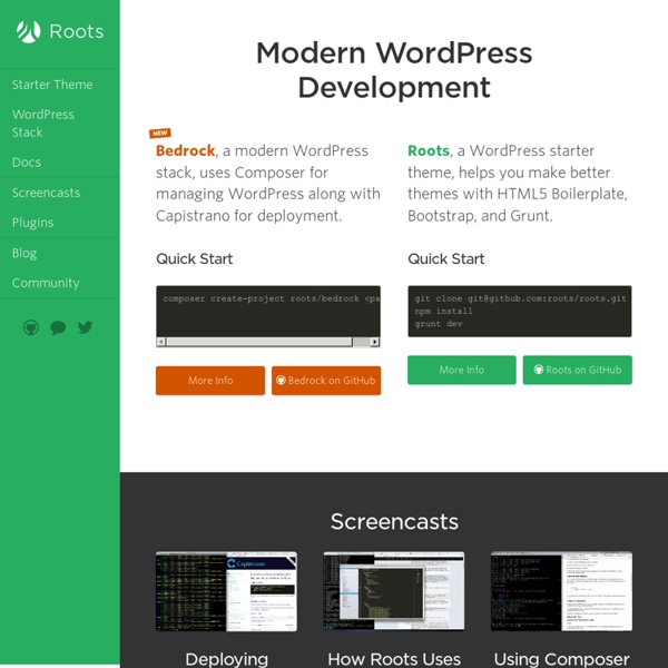 Modern WordPress Development