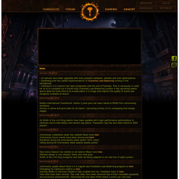 Wrath of the Lich King and Cataclysm Private Server