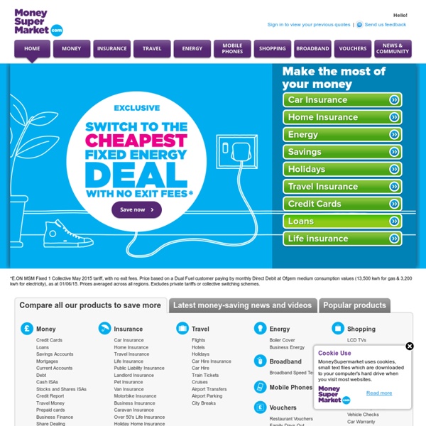 how moneysupermarket make money