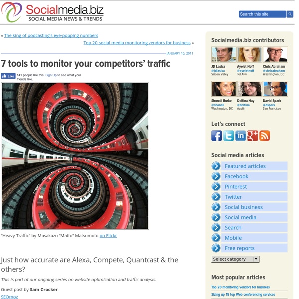 7 tools to monitor your competitors’ traffic