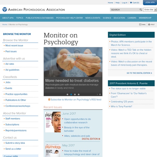 Monitor on Psychology Pearltrees