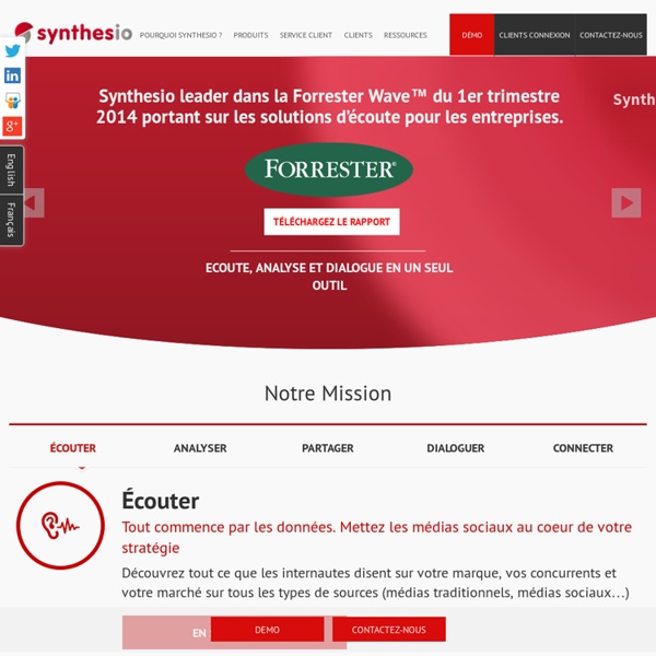 Accueil « Synthesio Synthesio