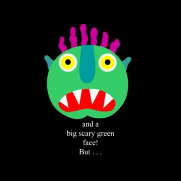 Go away, big green monster! animation