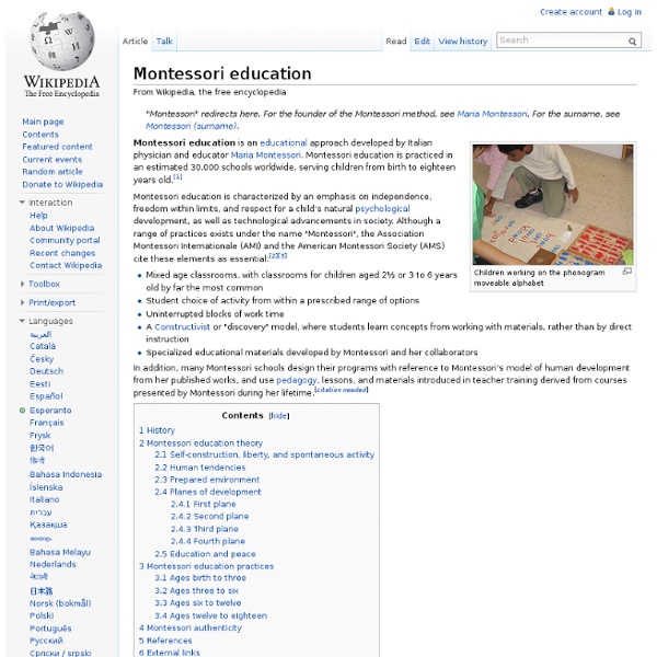 Montessori method