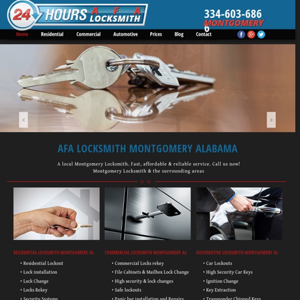 AFA Montgomery Locksmith - Montgomery, AL 334-603-6866