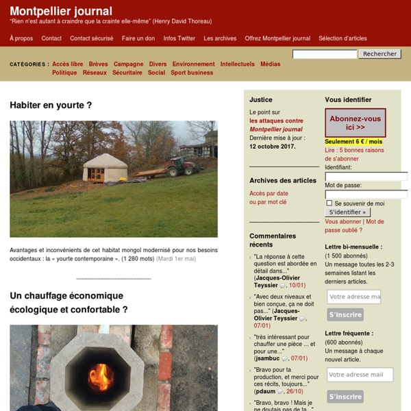Montpellier journal