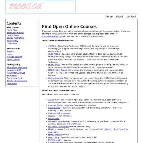 Find Courses ~ MOOC