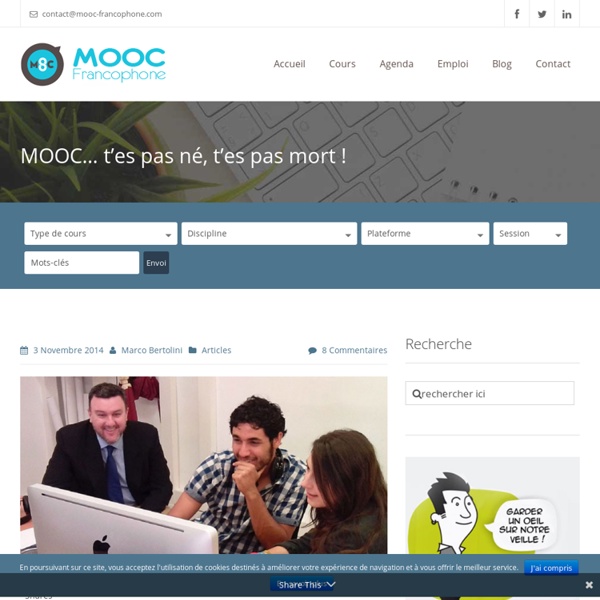 MOOC... t'es pas né, t'es pas mort !