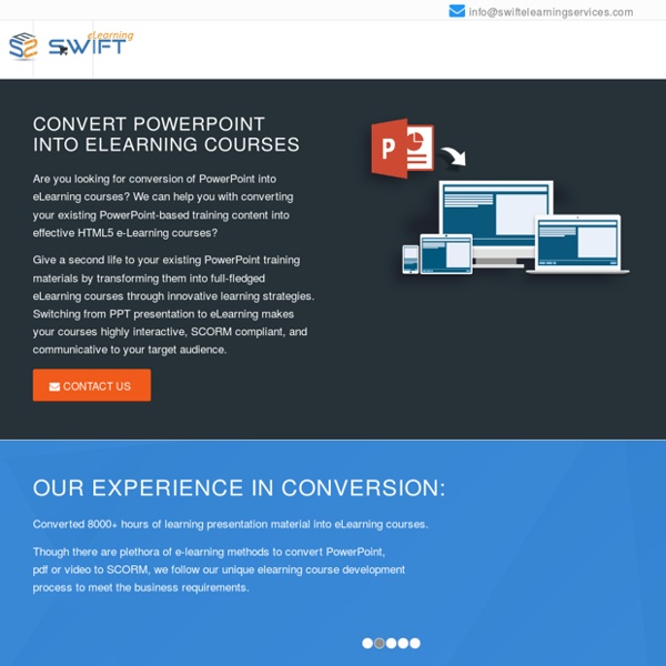 Convert PowerPoint To eLearning
