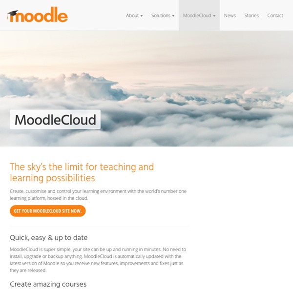 MoodleCloud - Moodle.com