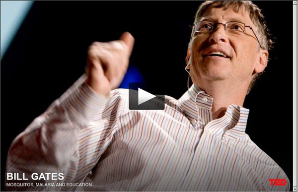 Bill Gates on mosquitos, malaria and education