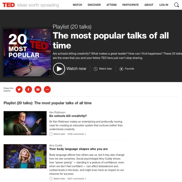 The most popular talks of all time