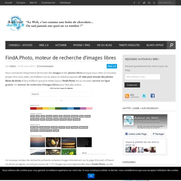 FindA.Photo, moteur de recherche d’images libres