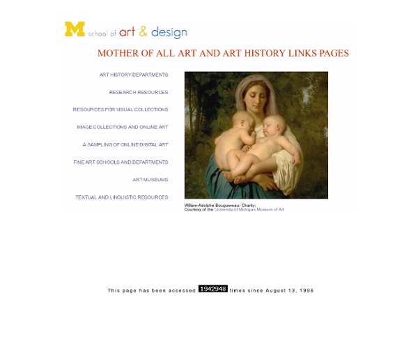 Mother of All Art and Art History Links Pages
