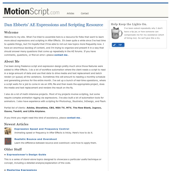 MotionScript.com - main page