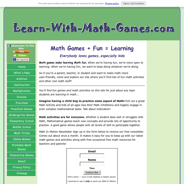 Math Games Help To Motivate Students And Make Learning Fun.