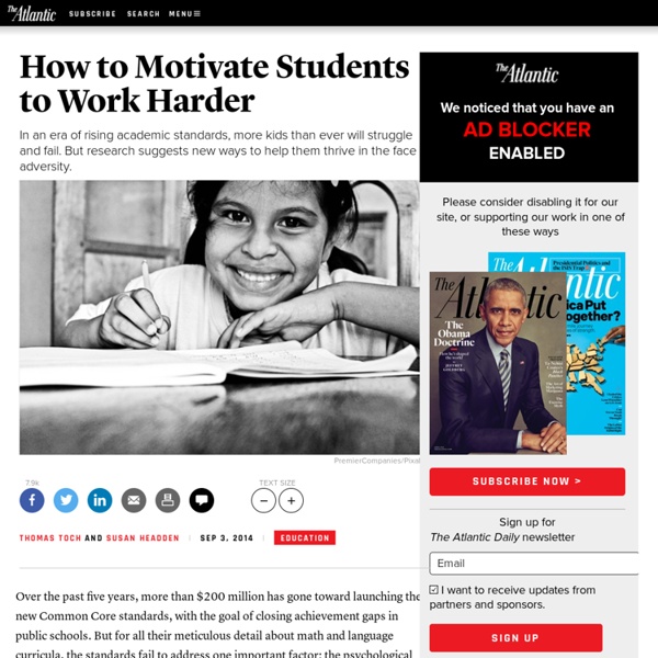 How to Get Students to Work Harder