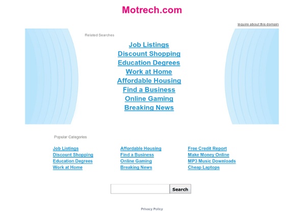 Motrech, le blog consacré aux moteurs de recherche