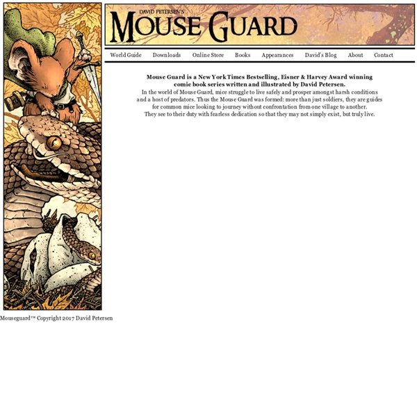 MouseGuard by David Petersen