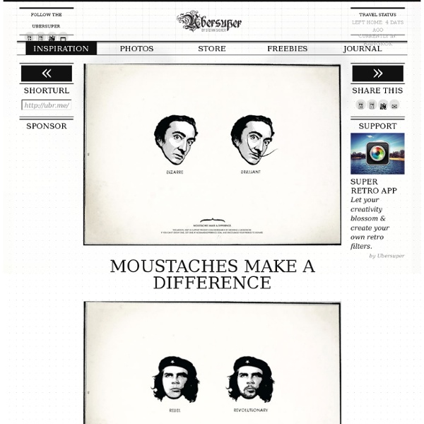 Moustaches make a difference