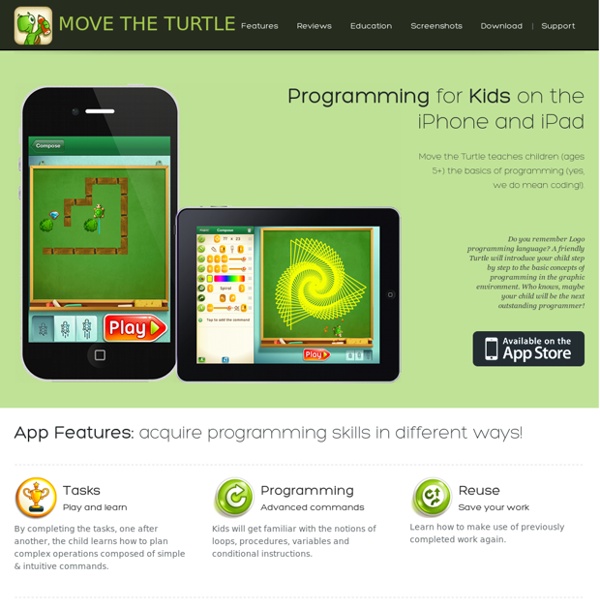 Move the Turtle - Programming for Kids on the iPhone and iPad