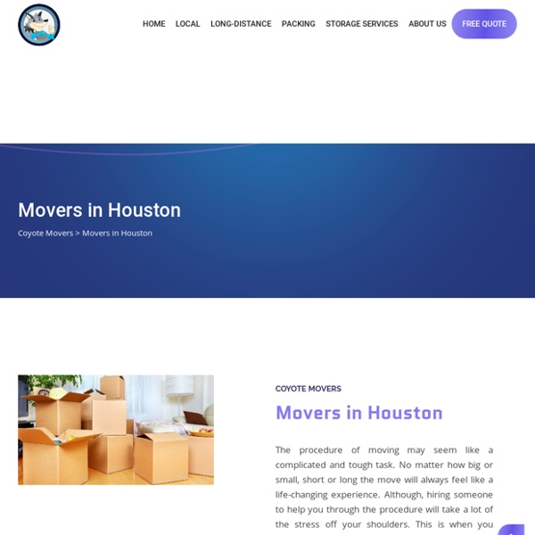 Movers in Houston