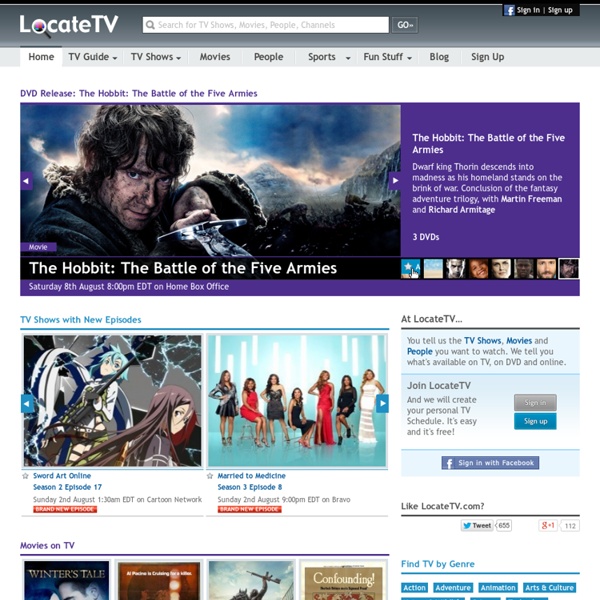 Find TV Shows, Movies & Actors On TV & Online