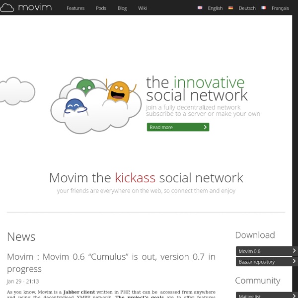 Movim - The kick-ass social network