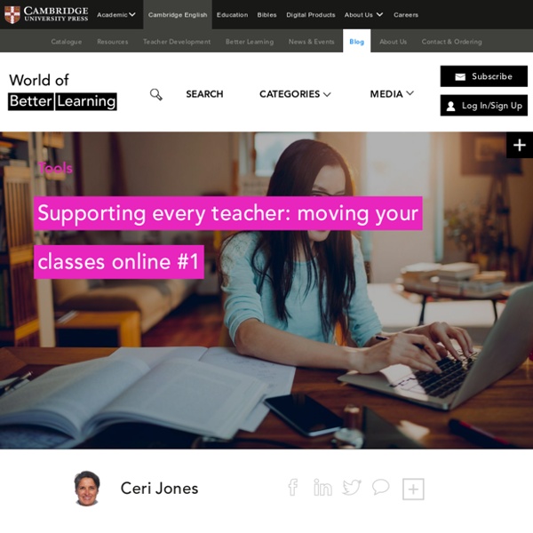 Moving Your Classes Online #1
