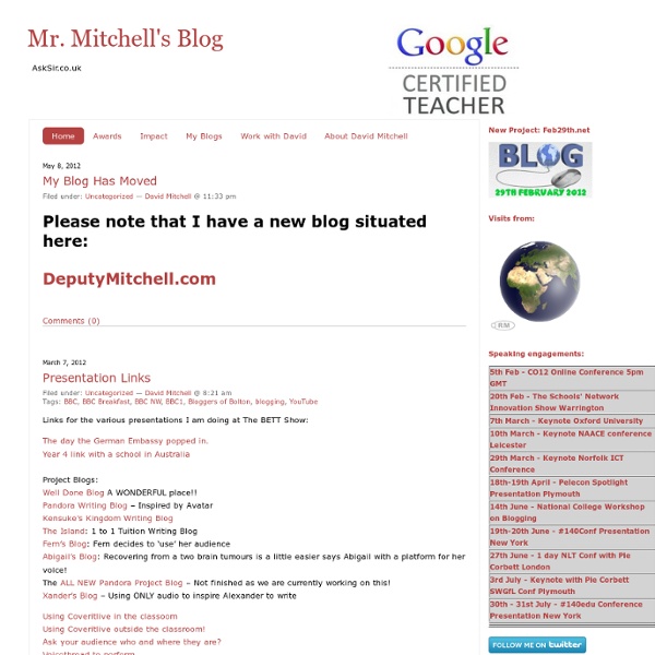 Mr. Mitchell's Blog