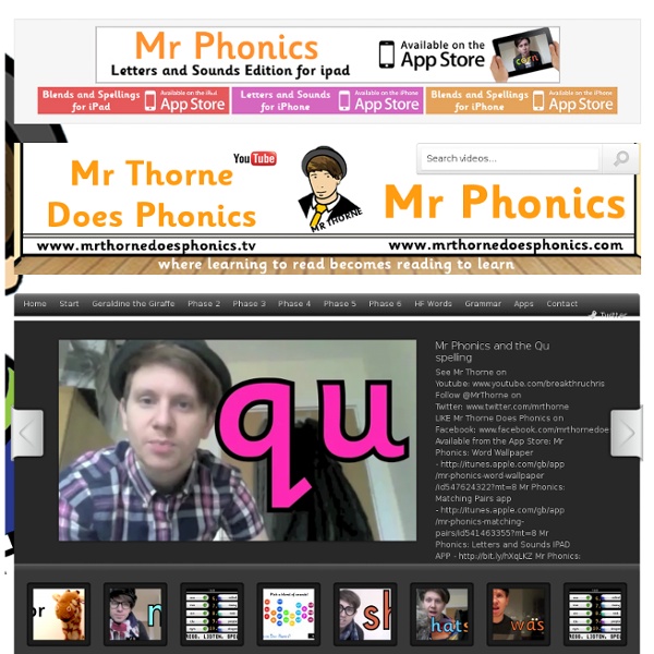 Mr Thorne Does Phonics