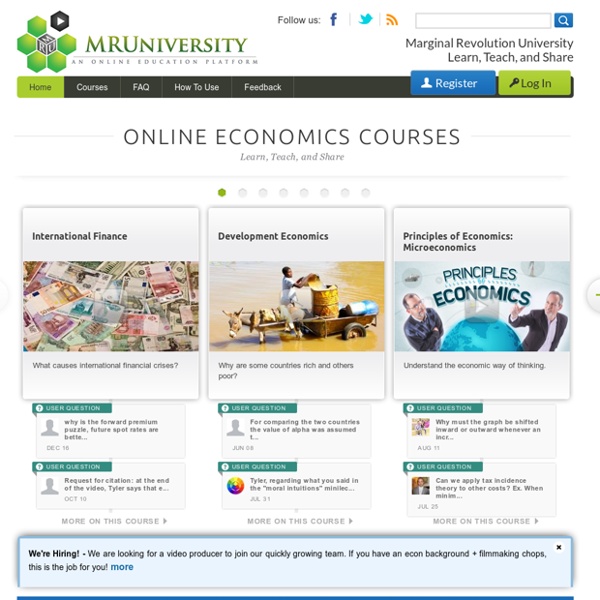 Online Economics Education