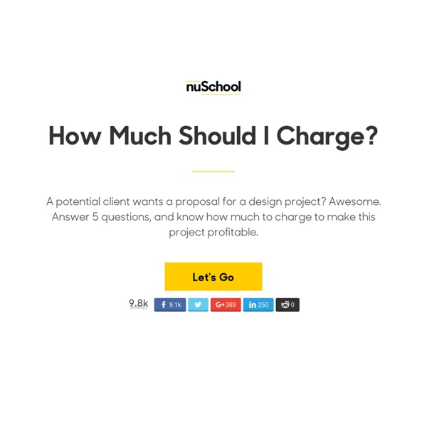 How Much Should I Charge? - nuSchool