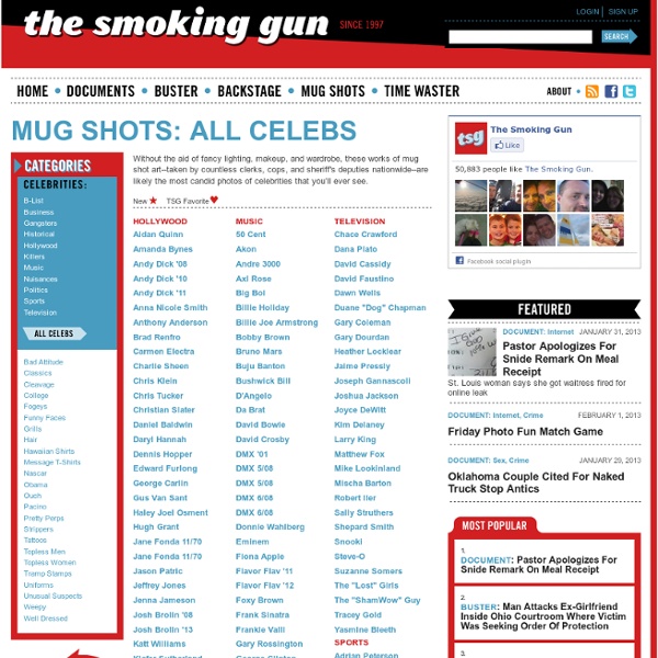 MUG SHOTS: All Celebs