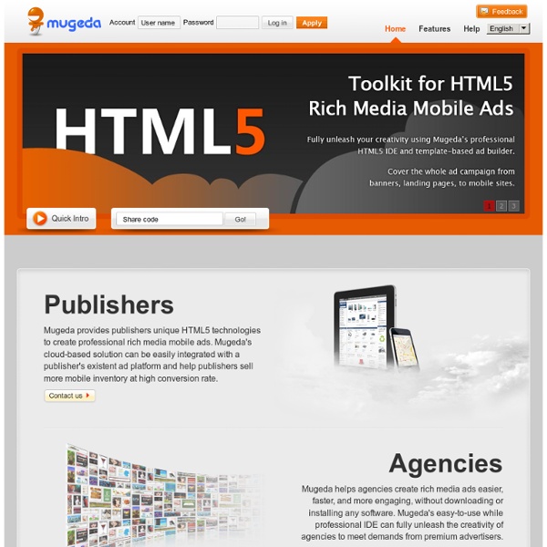 Mugeda - Cloud Based HTML5 Animation Platform