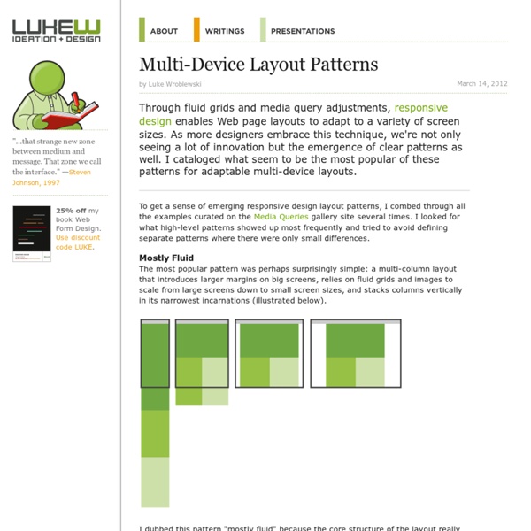 Multi-Device Layout Patterns