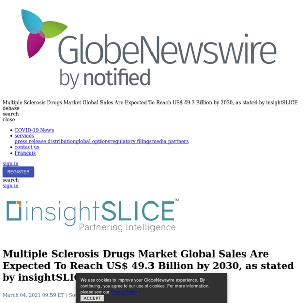 Multiple Sclerosis Drugs Market Global Sales Are Expected
