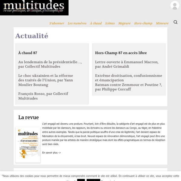 01. Sur "Le maitre ignorant"