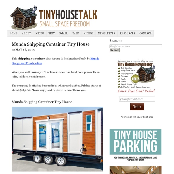 Munda Shipping Container Tiny House